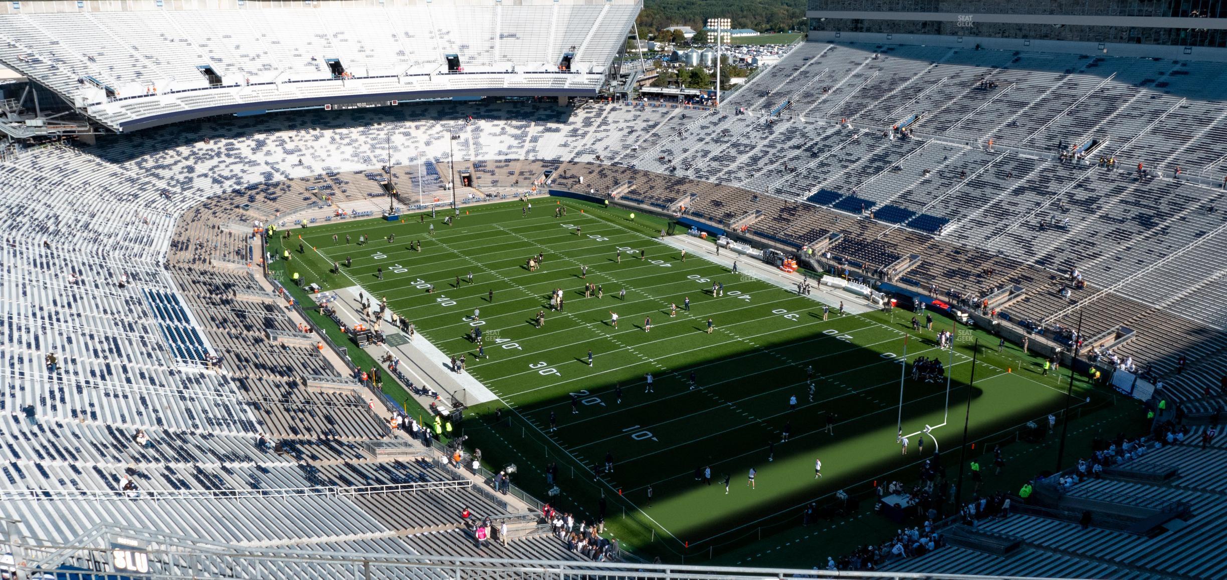 Seating view for Beaver Stadium Section South K Upper