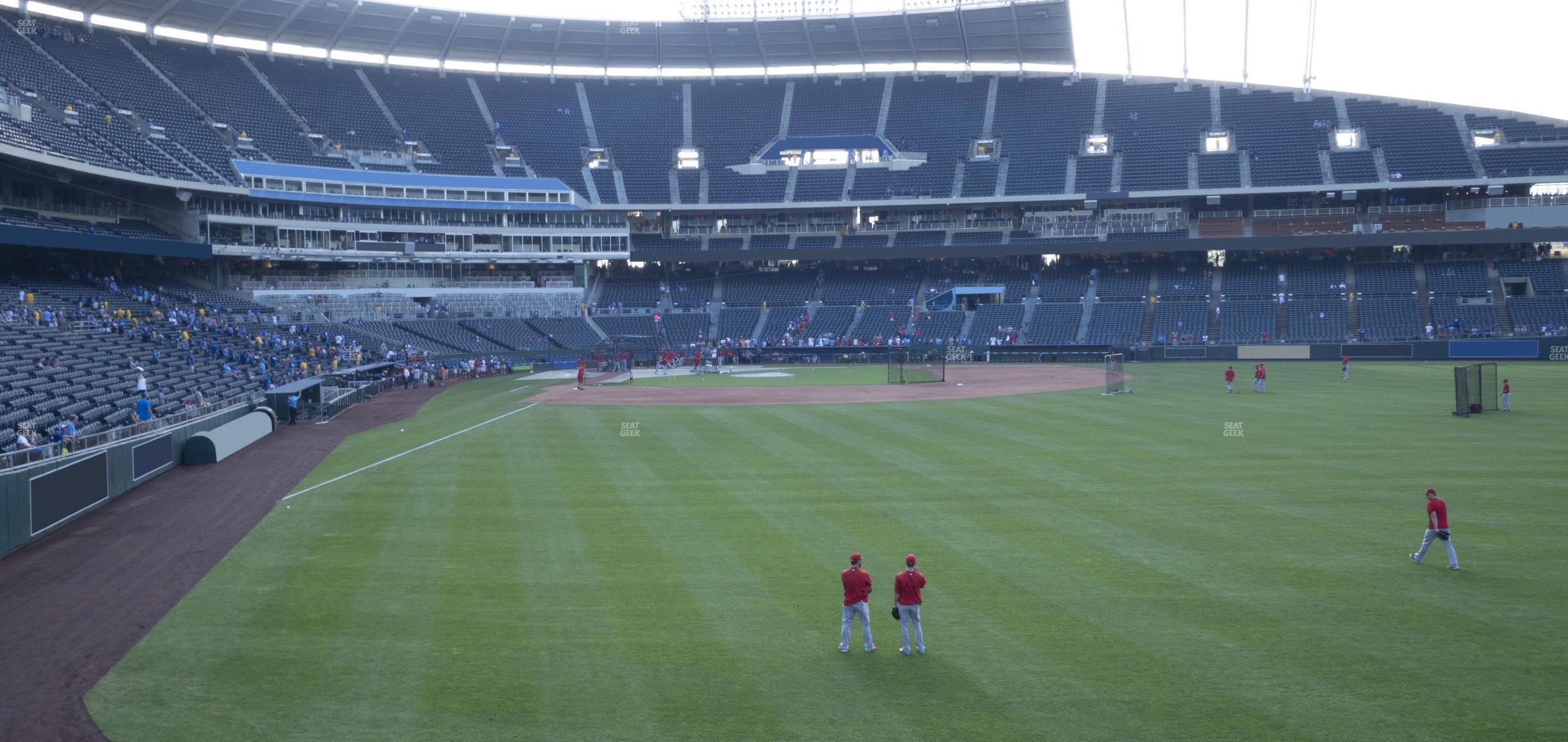 Seating view for Kauffman Stadium Section 151