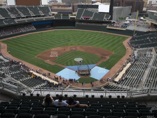 Seating view for Target Field Section 316