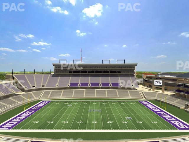 Seating view for Amon G Carter Stadium Section 306