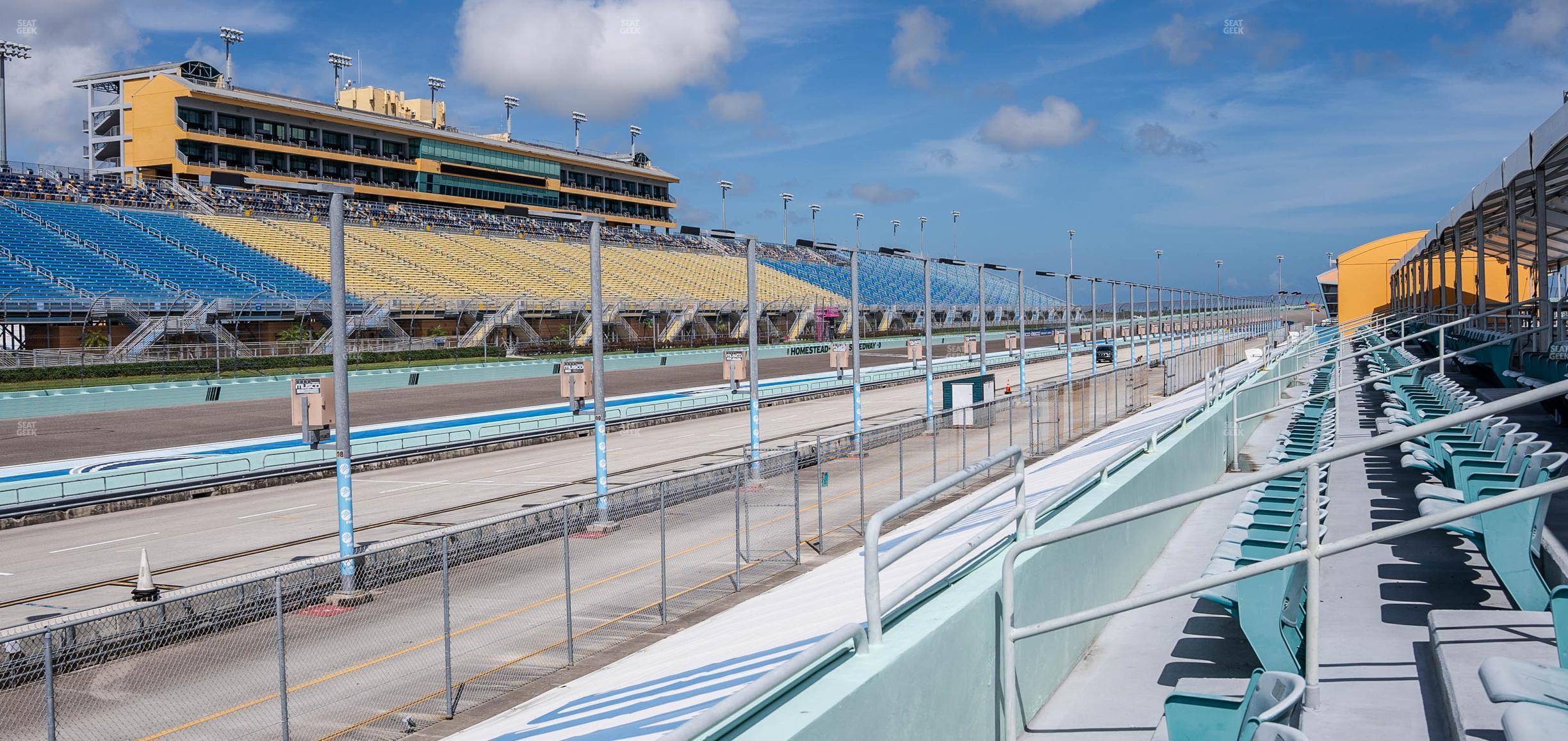 Seating view for Homestead-Miami Speedway Section Pit Road Cabana 2