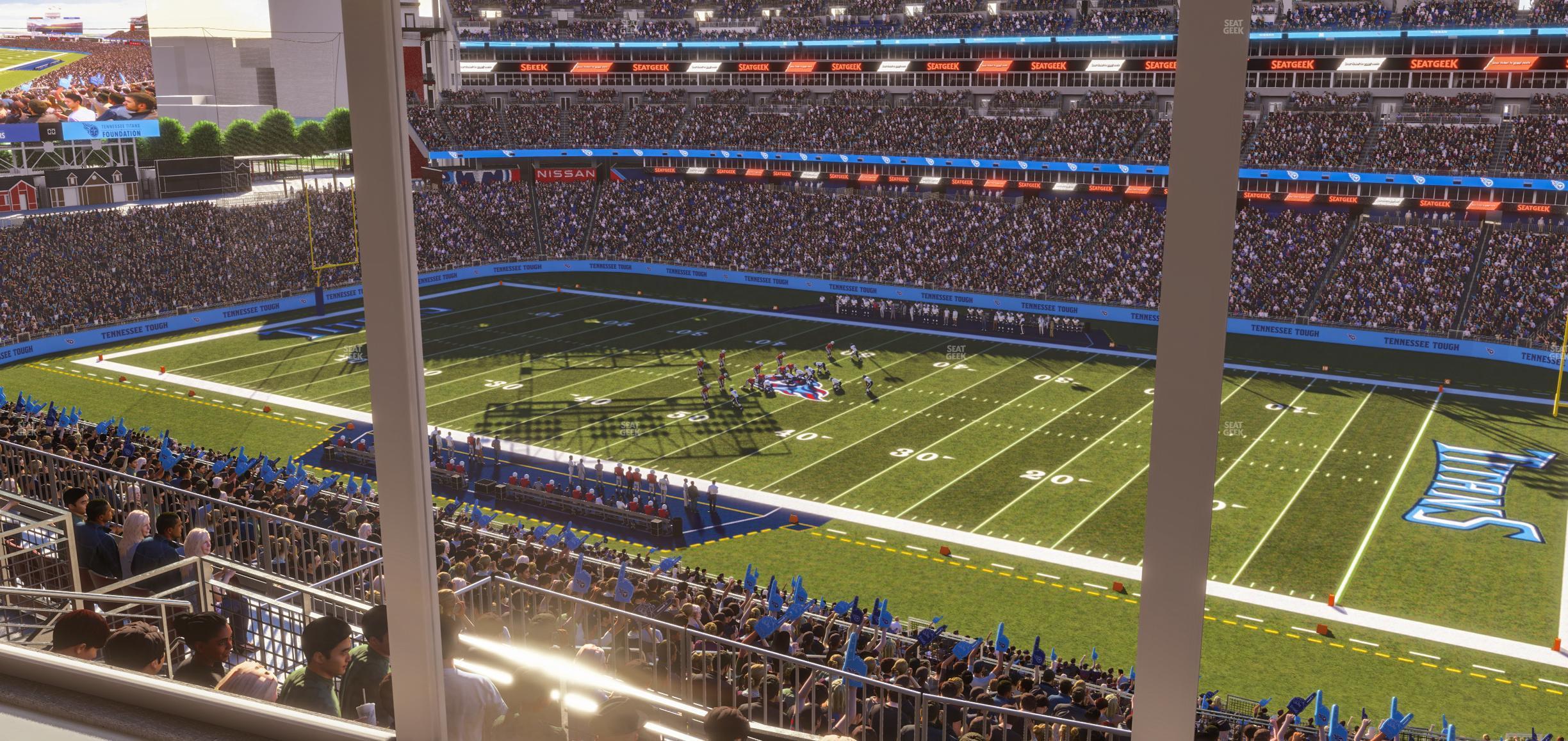 Seating view for Nissan Stadium Section Suite 508 E