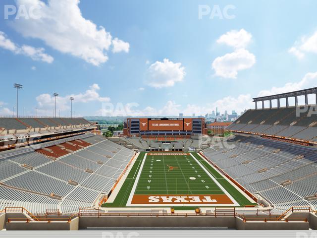 Seating view for Darrell K Royal - Texas Memorial Stadium Section 116