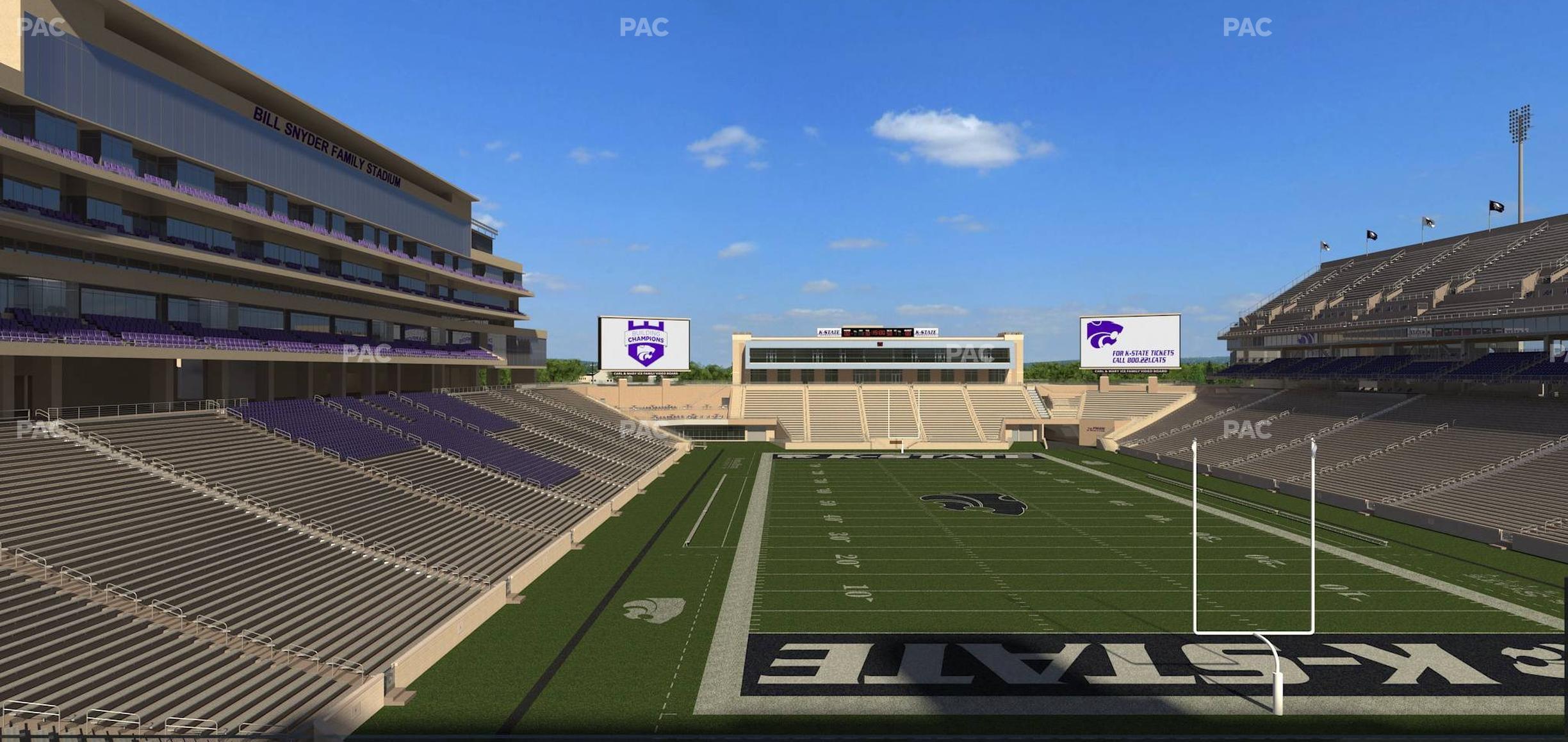 Seating view for Bill Snyder Family Stadium Section 101