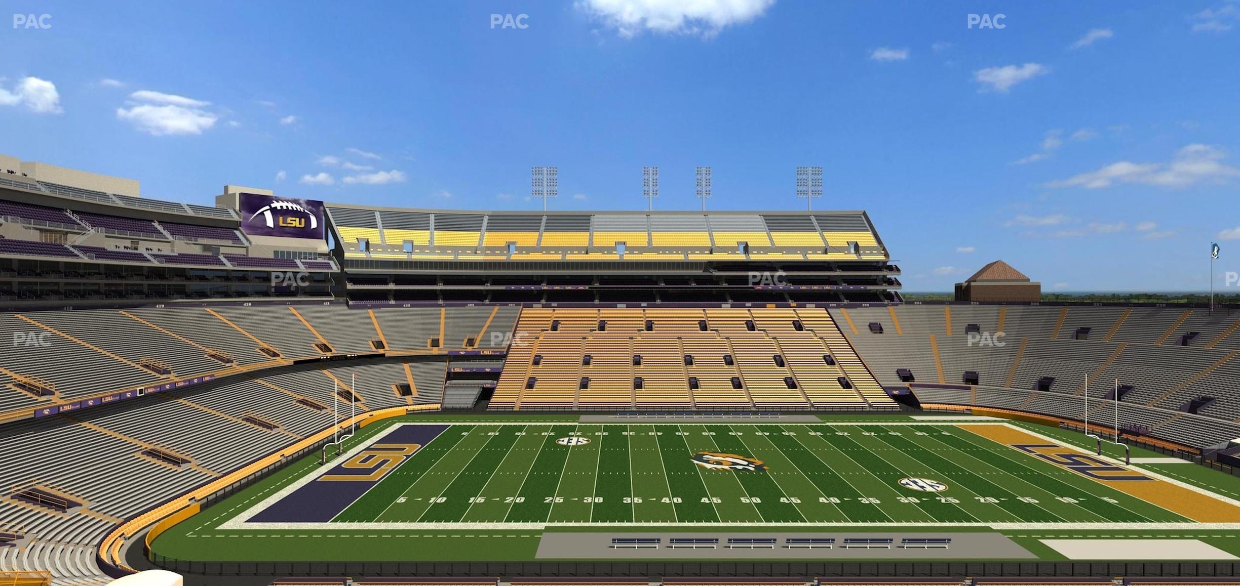 Seating view for Tiger Stadium Section Suite 116