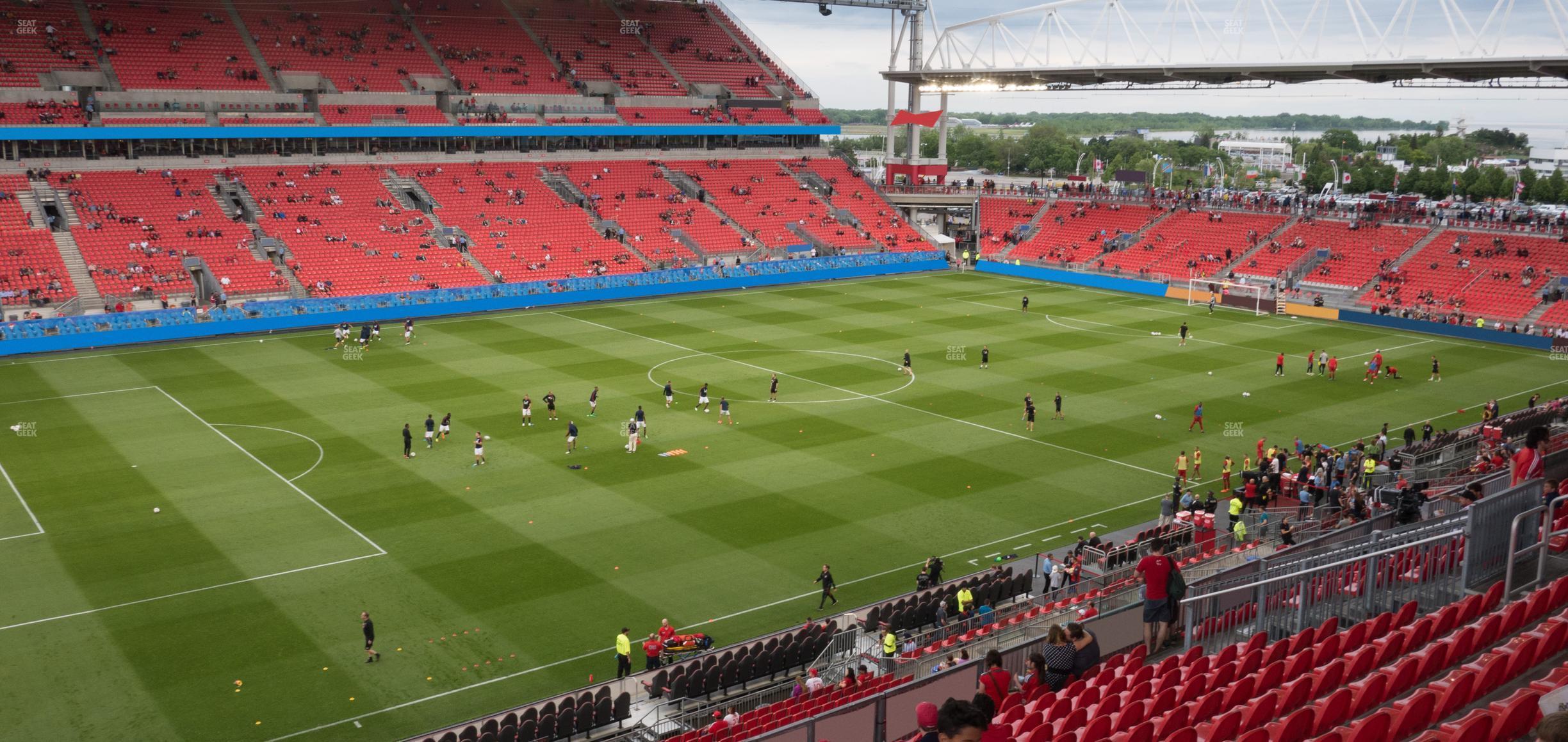 Seating view for BMO Field Section 227