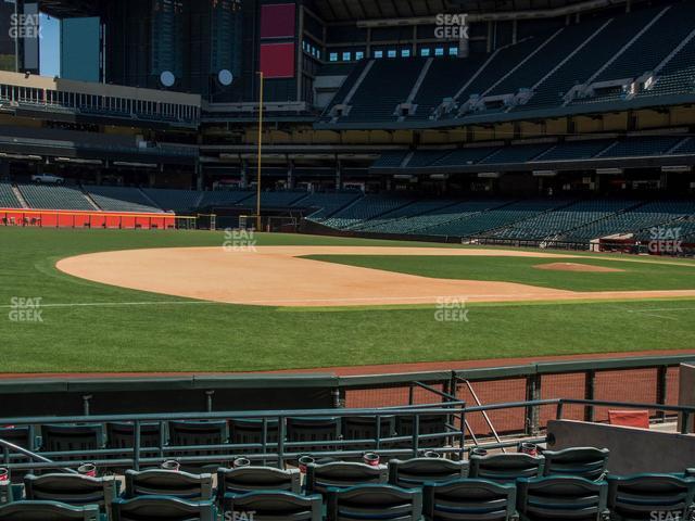 Seating view for Chase Field Section R