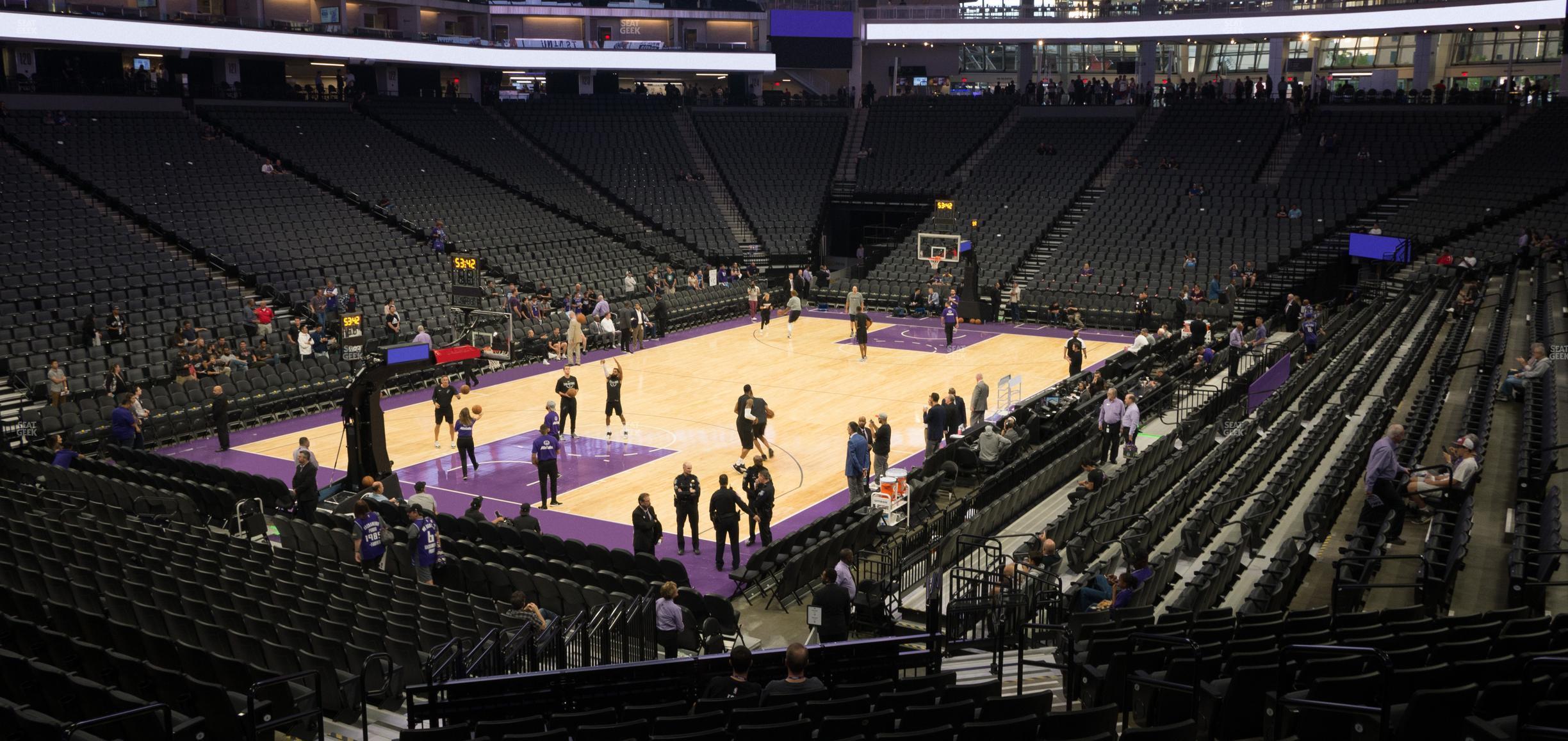 Seating view for Golden 1 Center Section 111