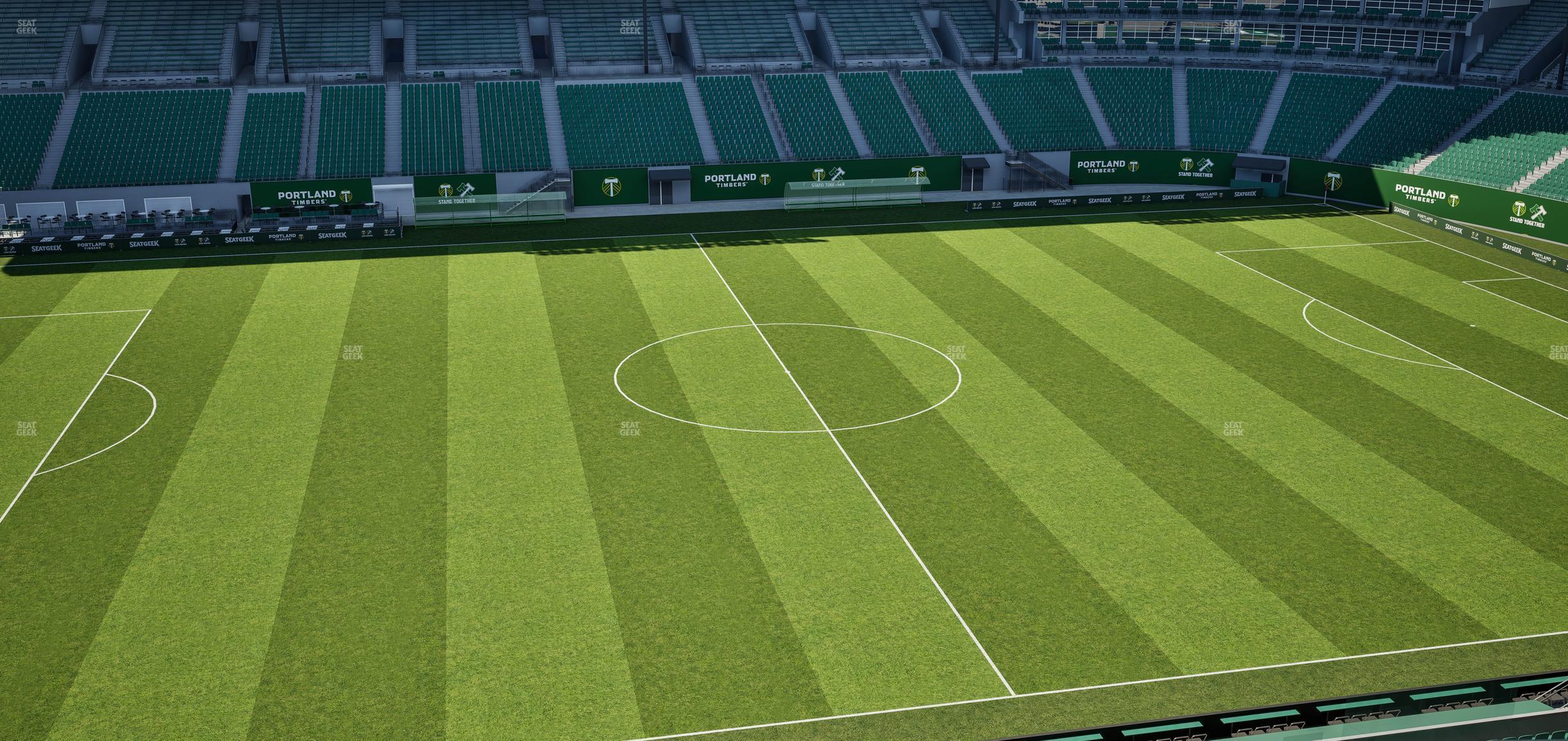 Seating view for Providence Park Section Toyota Terrace East 4