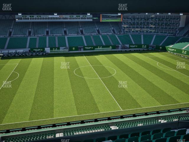 Seating view for Providence Park Section Toyota Terrace East 4