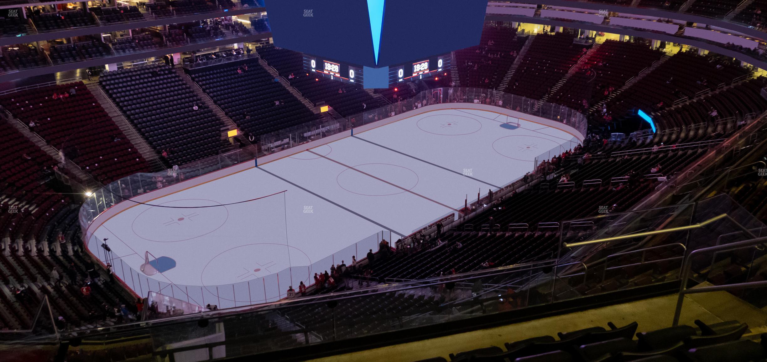 Seating view for Prudential Center Section 208