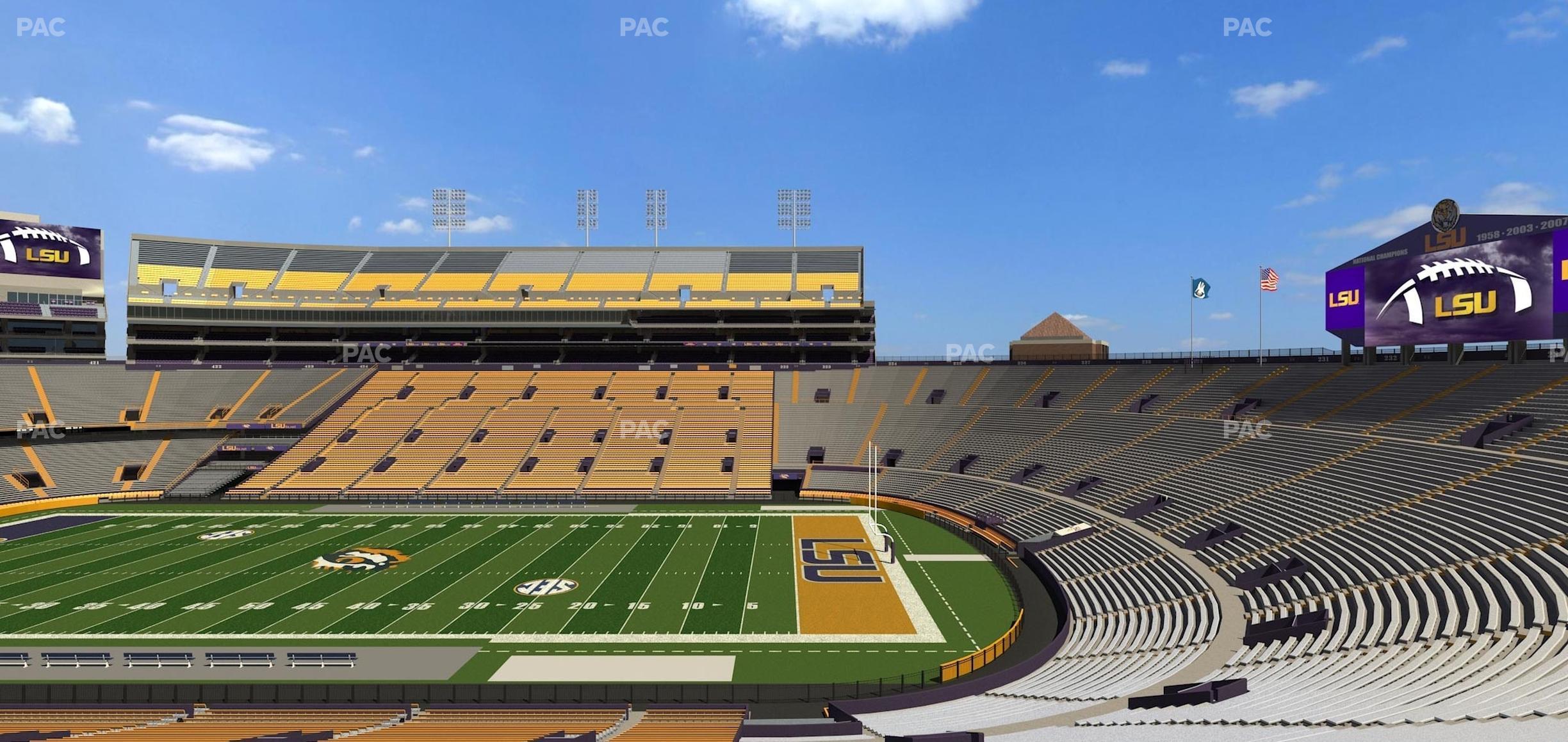 Seating view for Tiger Stadium Section 244