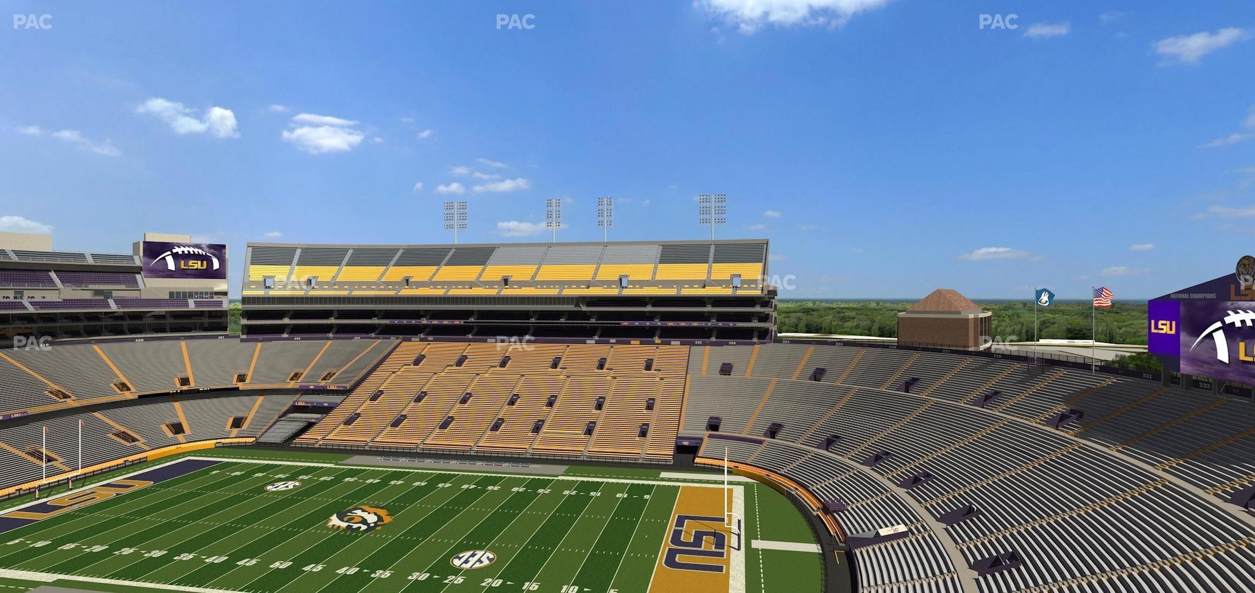 Seating view for Tiger Stadium Section 530