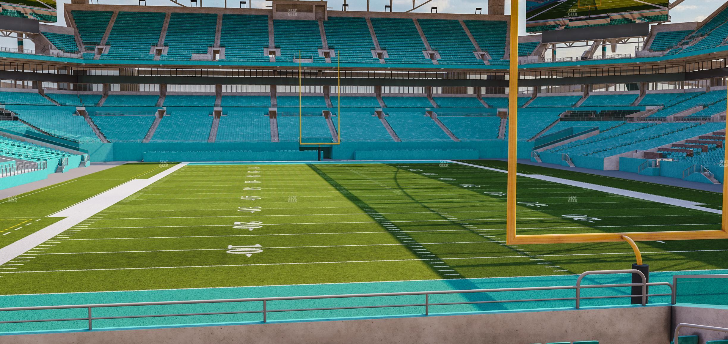 Seating view for Hard Rock Stadium Section 105