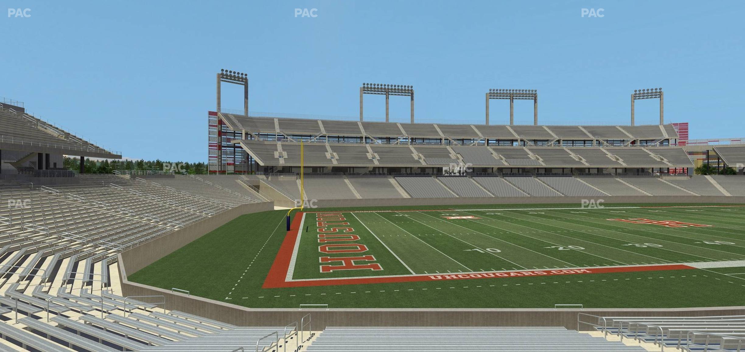 Seating view for TDECU Stadium Section 115