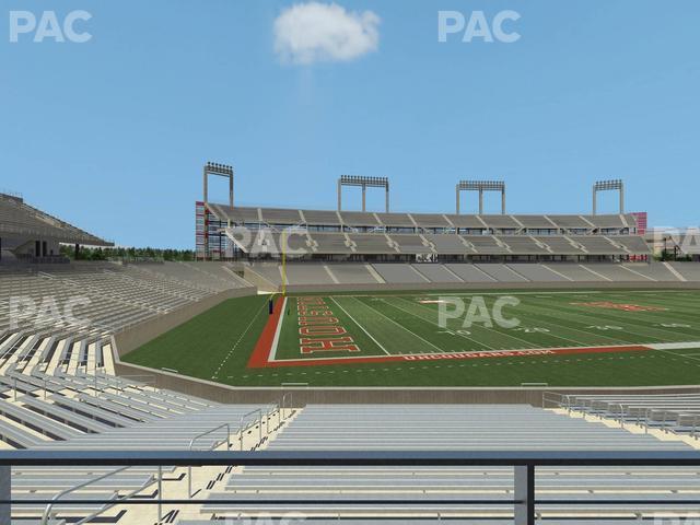 Seating view for TDECU Stadium Section 115