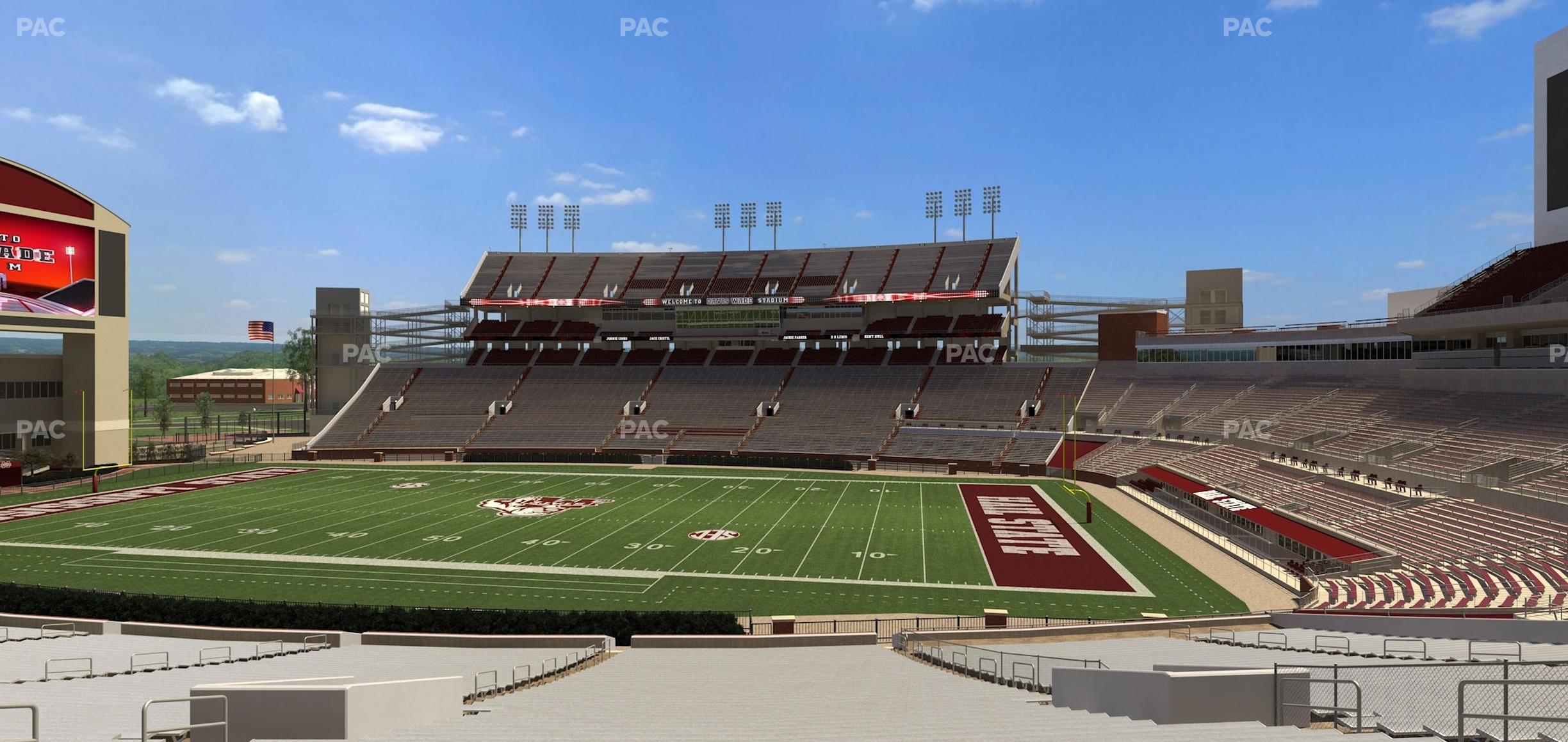 Seating view for Davis Wade Stadium Section 18