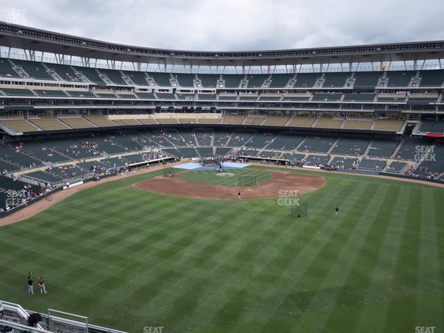 Seating view for Target Field Section 238