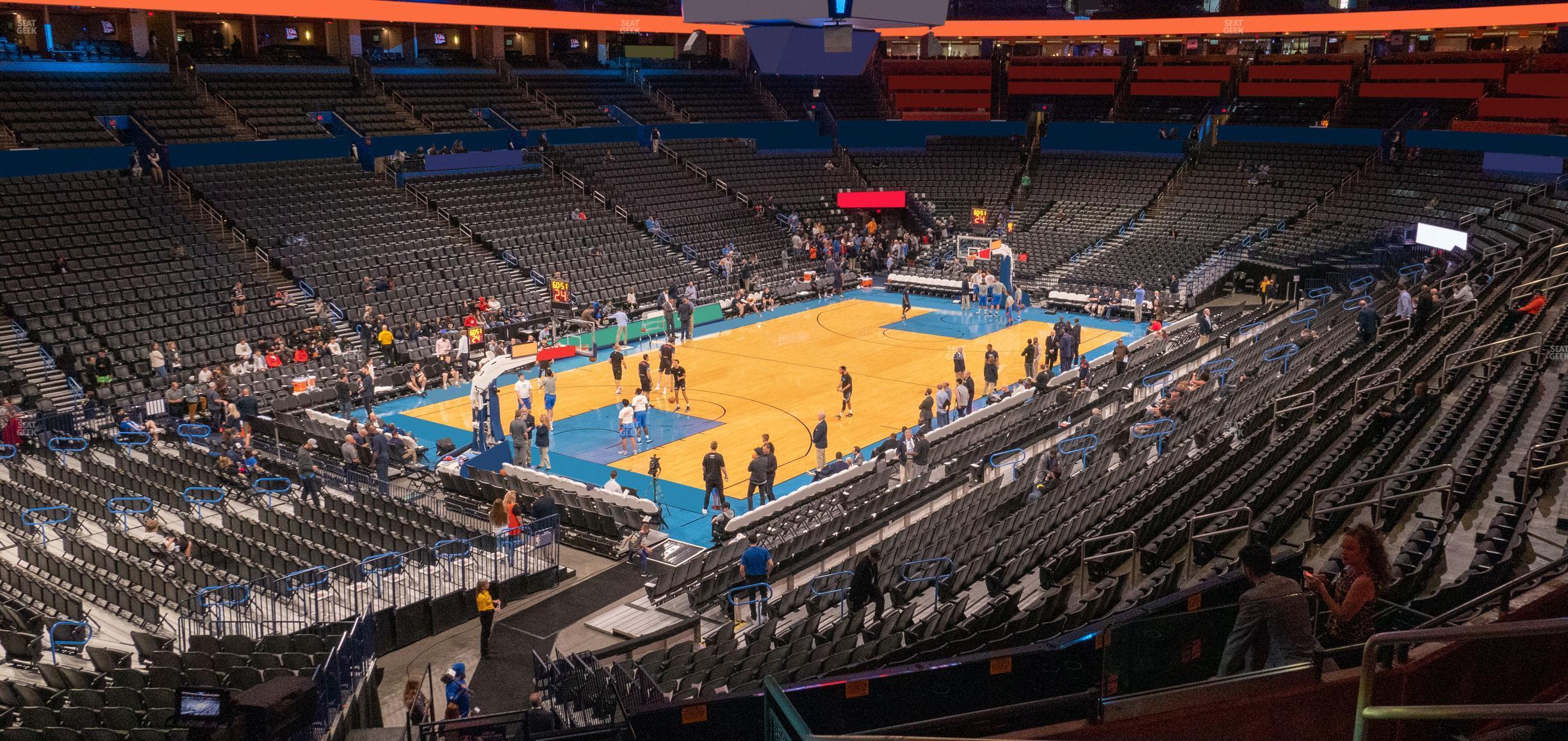 Seating view for Paycom Center Section 212