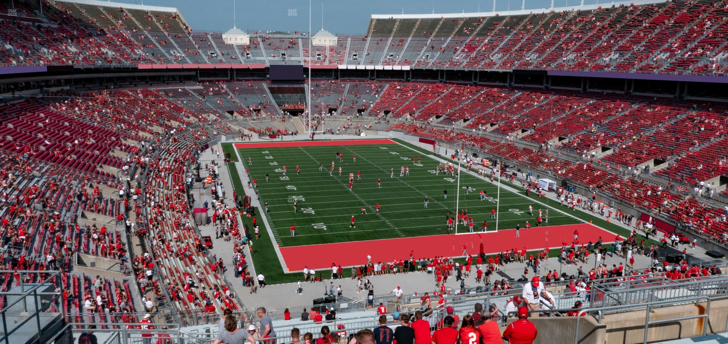 Seating view for Ohio Stadium Section 35 B