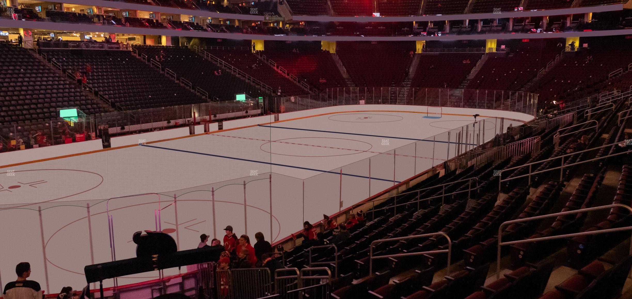 Seating view for Prudential Center Section 16