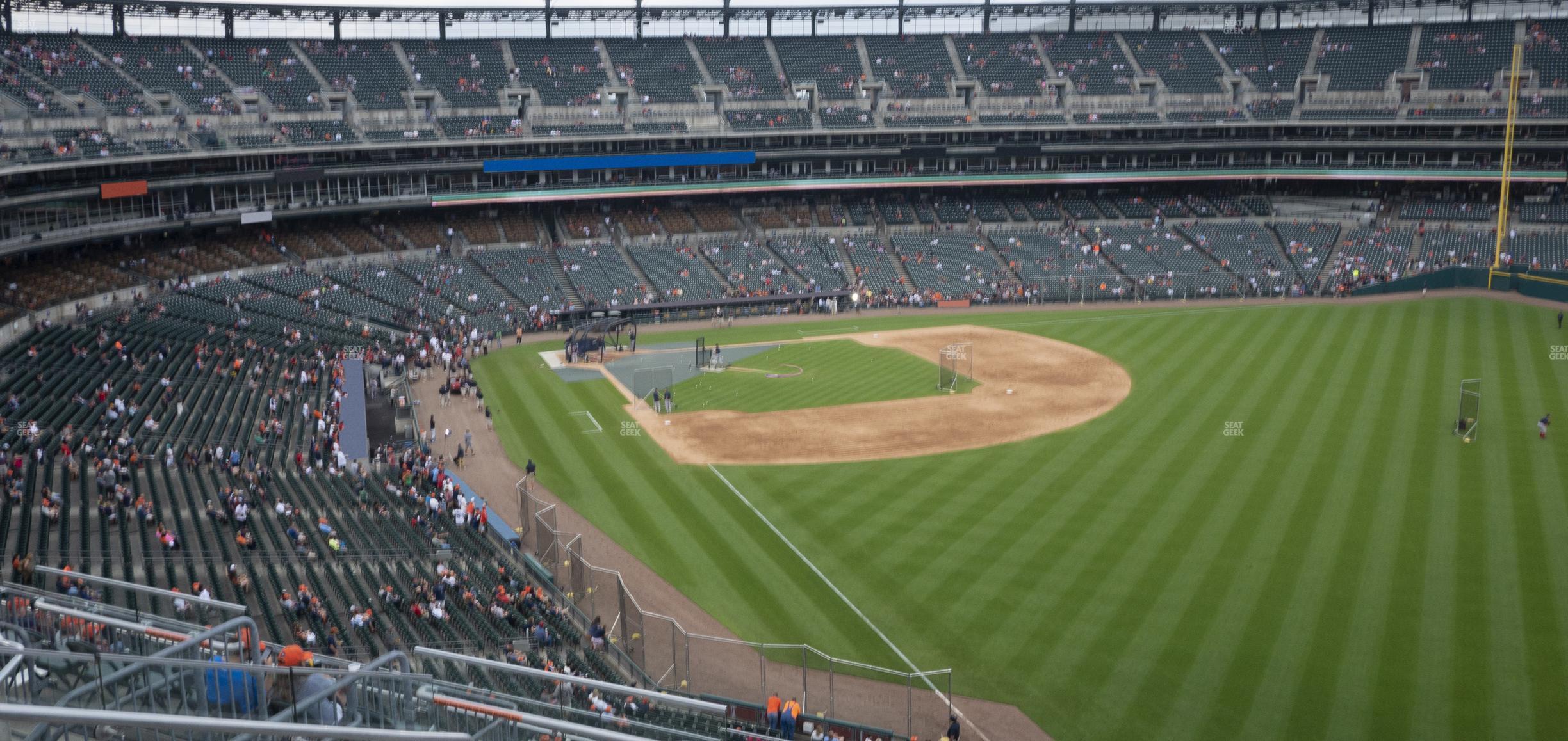 Seating view for Comerica Park Section 211