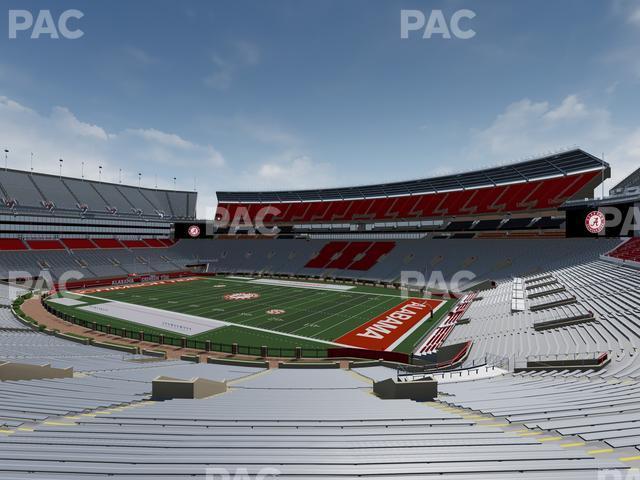 Seating view for Bryant Denny Stadium Section Mm