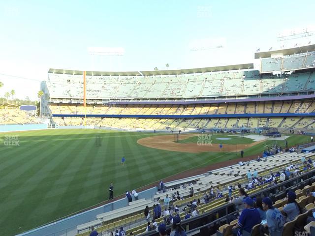 Seating view for Dodger Stadium Section 159 Lg