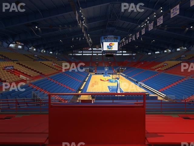 Seating view for Allen Fieldhouse Section 1