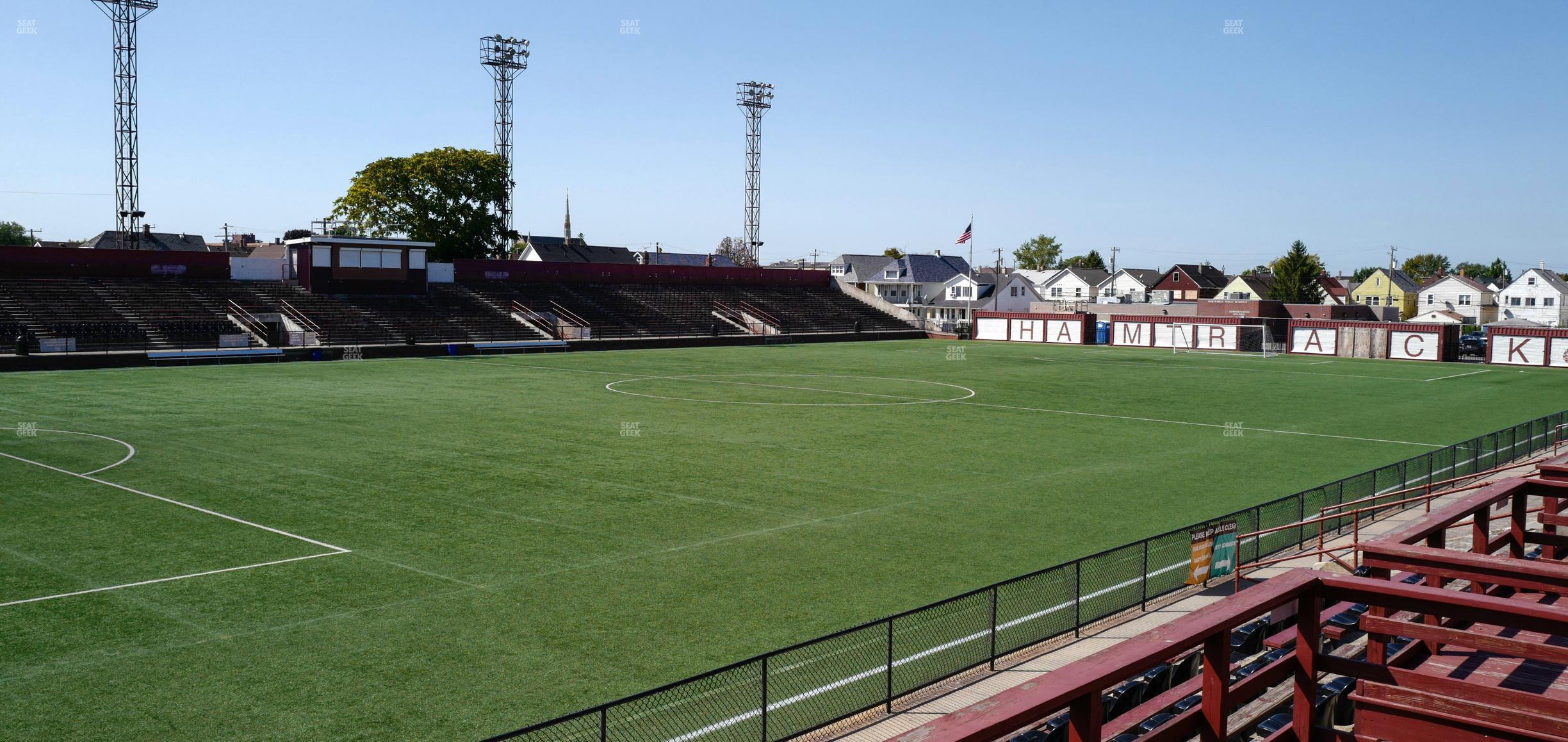 Seating view for Keyworth Stadium Section Party Deck 4