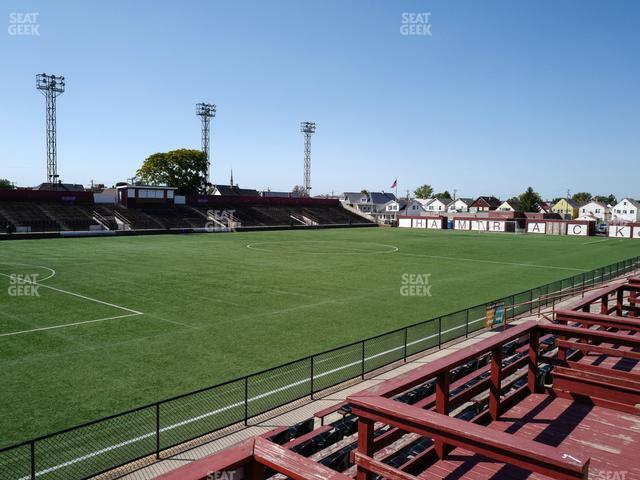 Seating view for Keyworth Stadium Section Party Deck 4