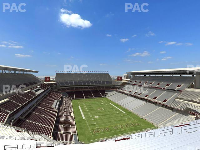 Seating view for Kyle Field Section 348