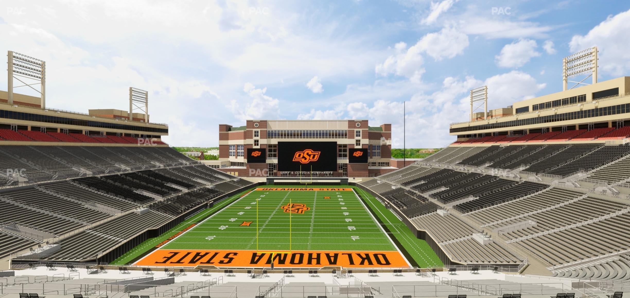 Seating view for Boone Pickens Stadium Section 220