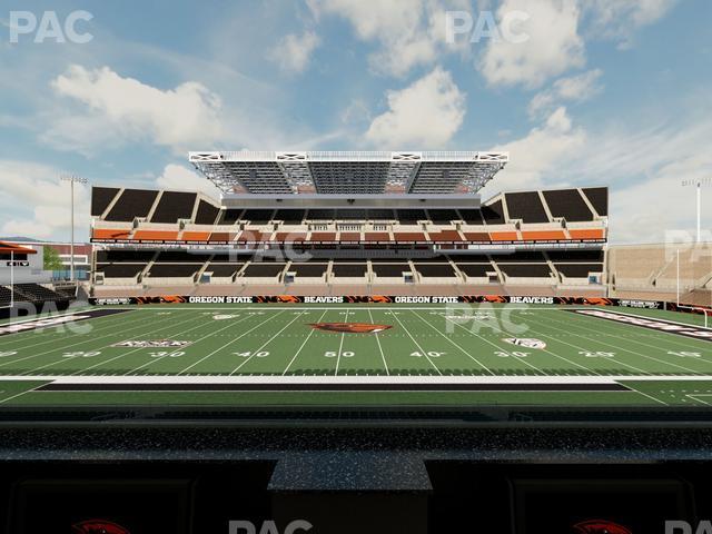 Seating view for Reser Stadium Section Box 16