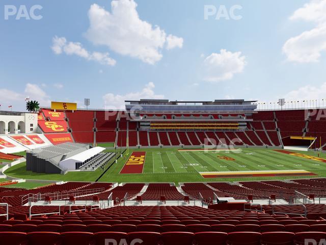 Seating view for Los Angeles Memorial Coliseum Section 224 A