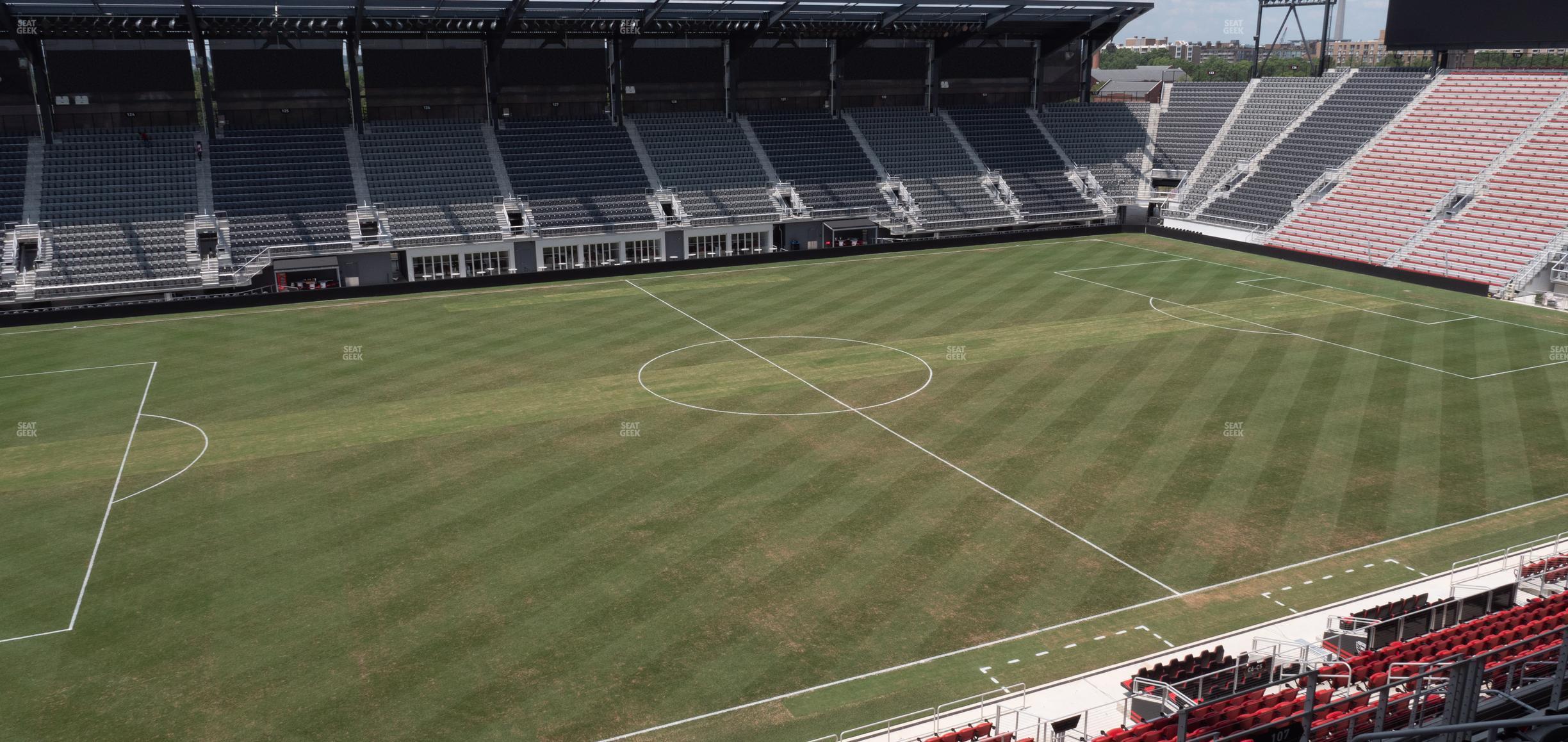 Seating view for Audi Field Section 108