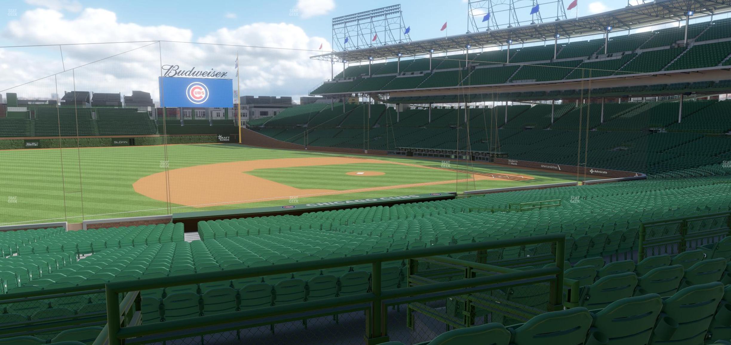 Seating view for Wrigley Field Section 209