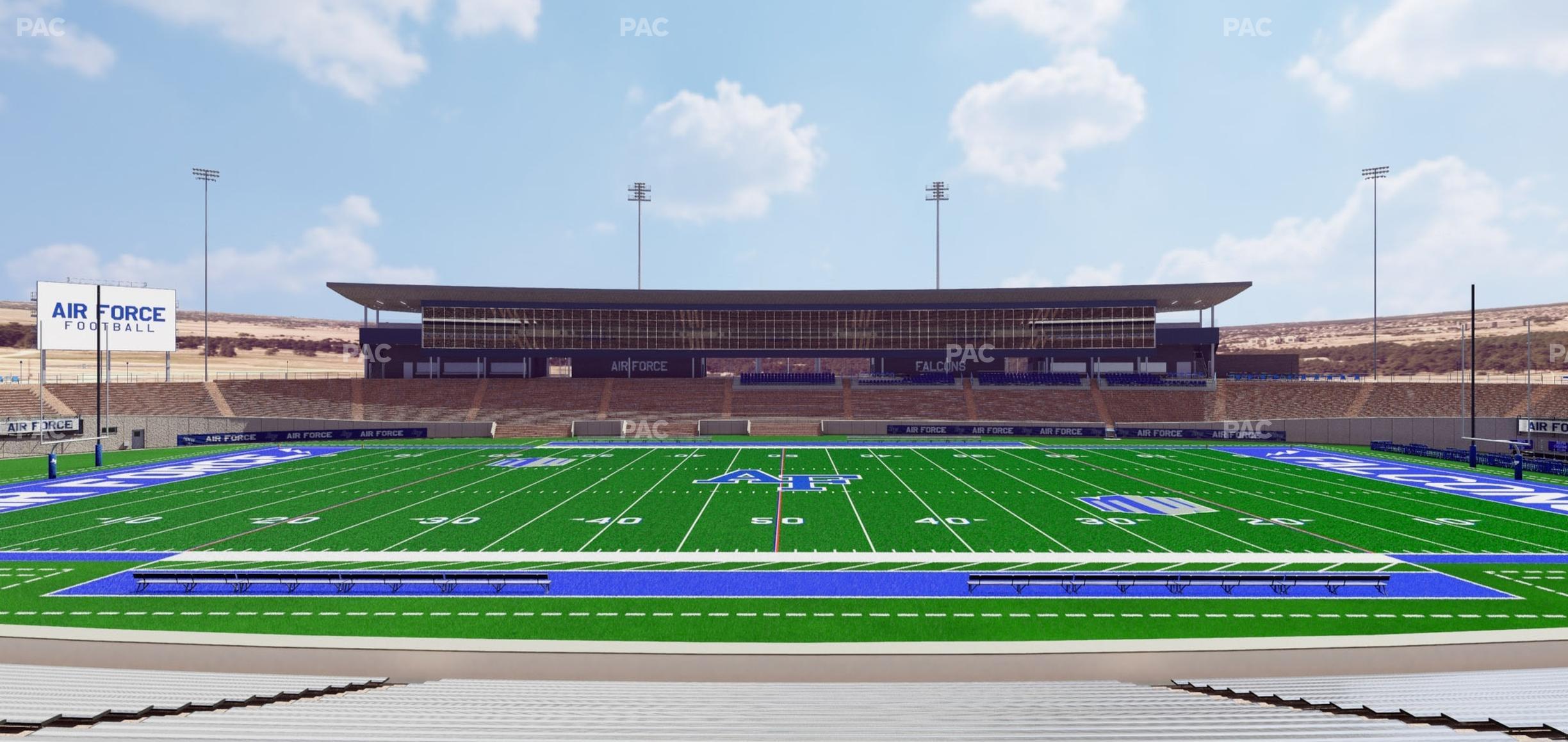 Seating view for Falcon Stadium Section L 8