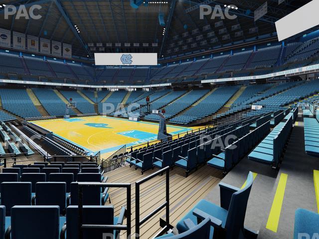 Seating view for Dean Smith Center Section 114