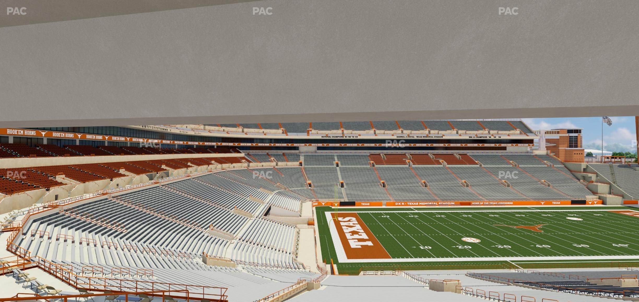 Seating view for Darrell K Royal - Texas Memorial Stadium Section 7