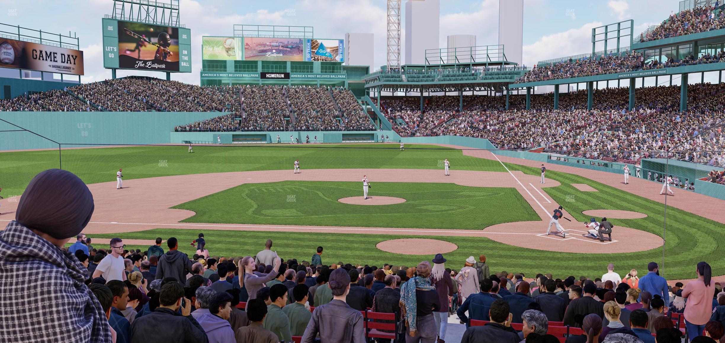 Seating view for Fenway Park Section Loge Box 141