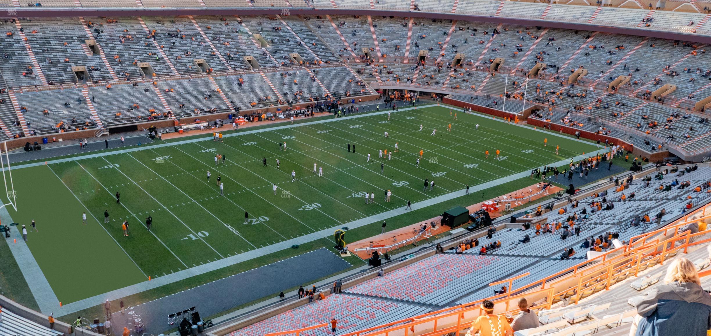 Seating view for Neyland Stadium Section Gg