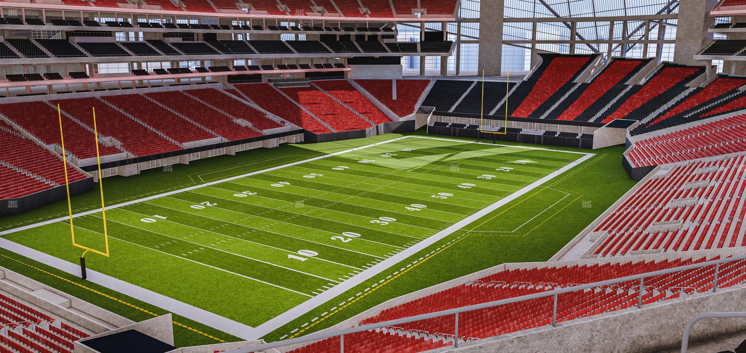 Seating view for Mercedes-Benz Stadium Section 219