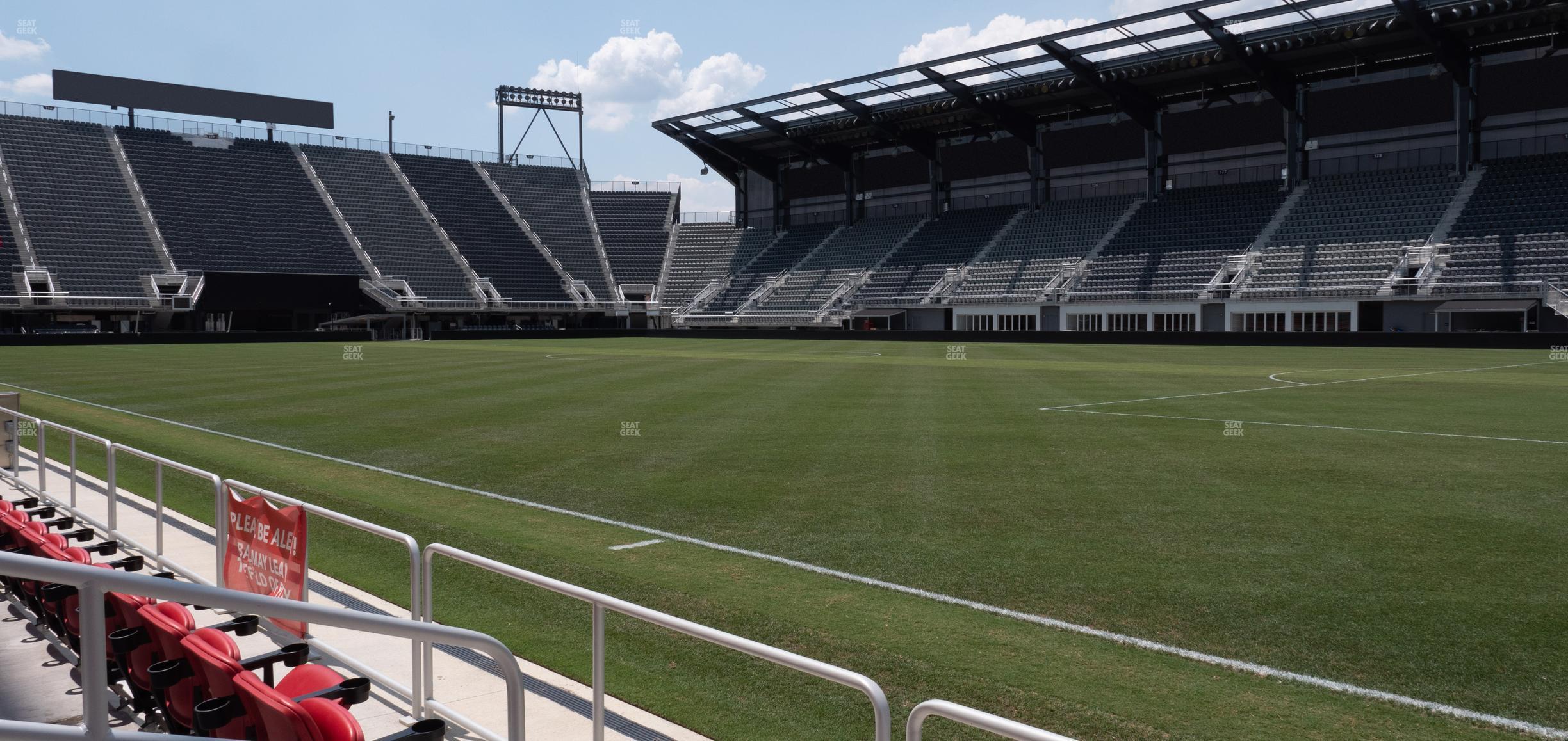 Seating view for Audi Field Section Field 1