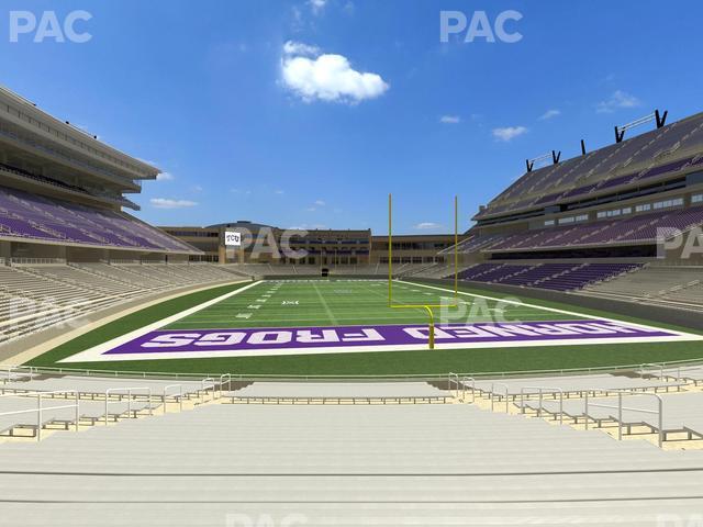 Seating view for Amon G Carter Stadium Section 116