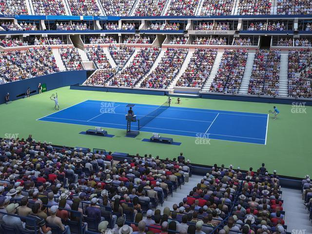 Seating view for Arthur Ashe Stadium Section Suite 239