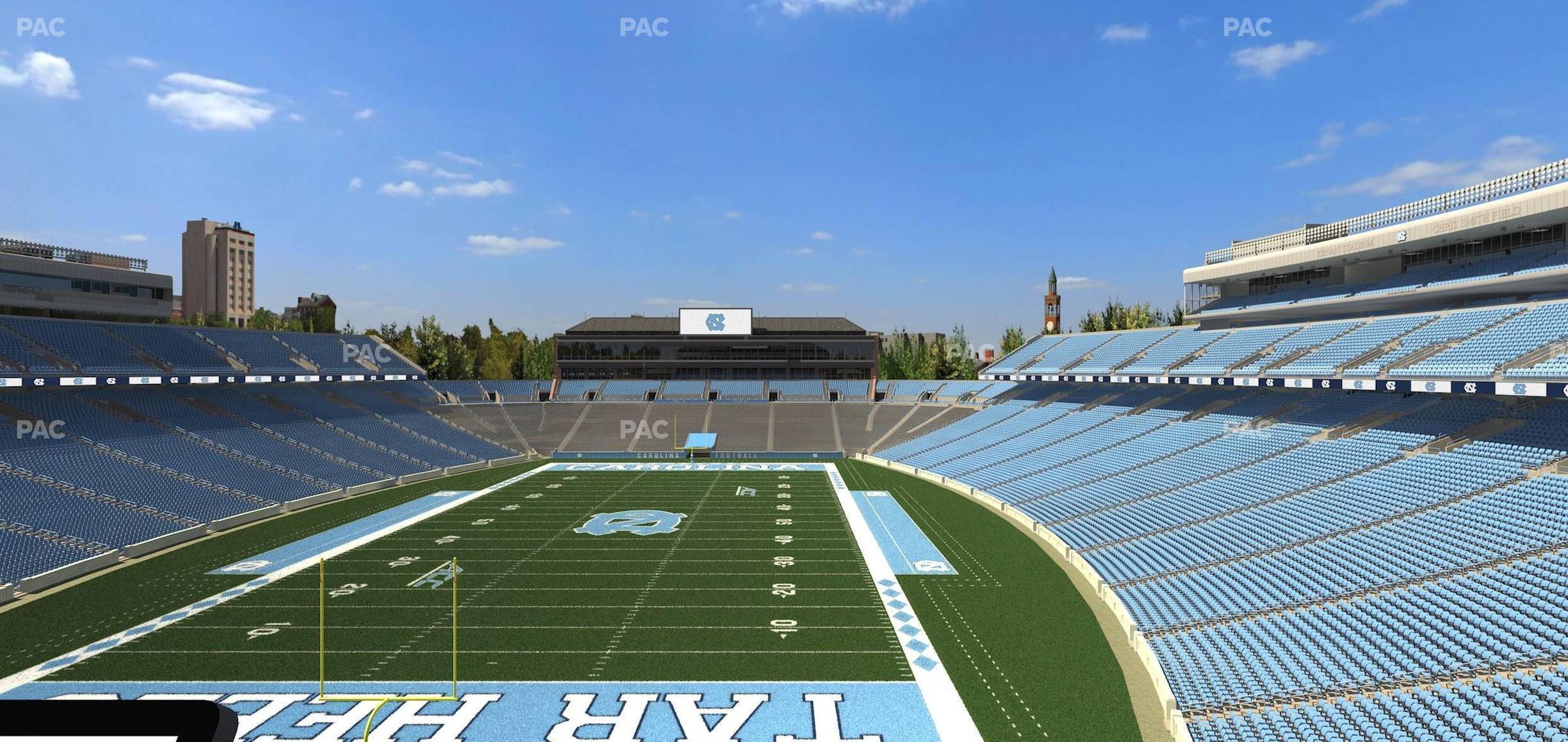 Seating view for Kenan Memorial Stadium Section 235