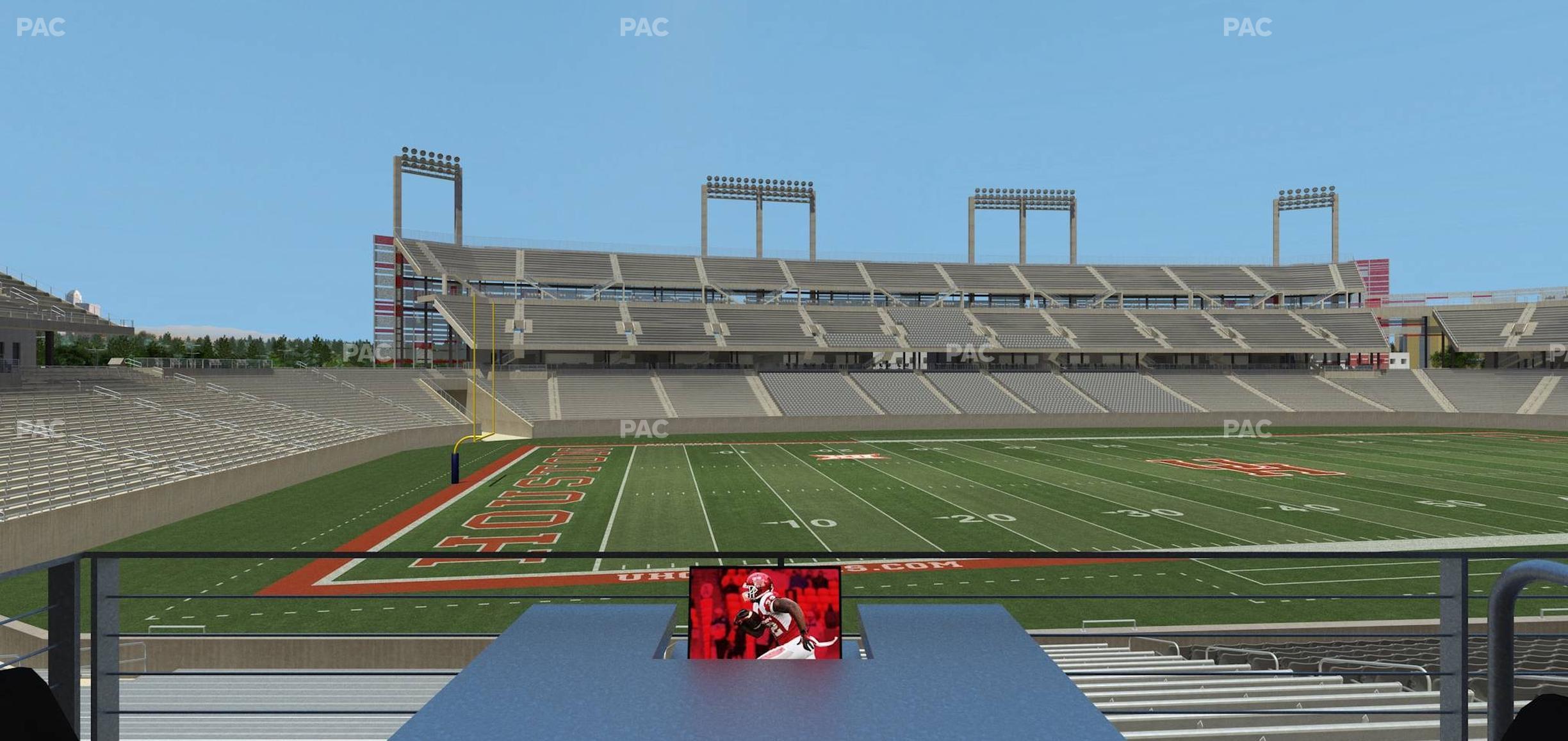 Seating view for TDECU Stadium Section Loge Box 22