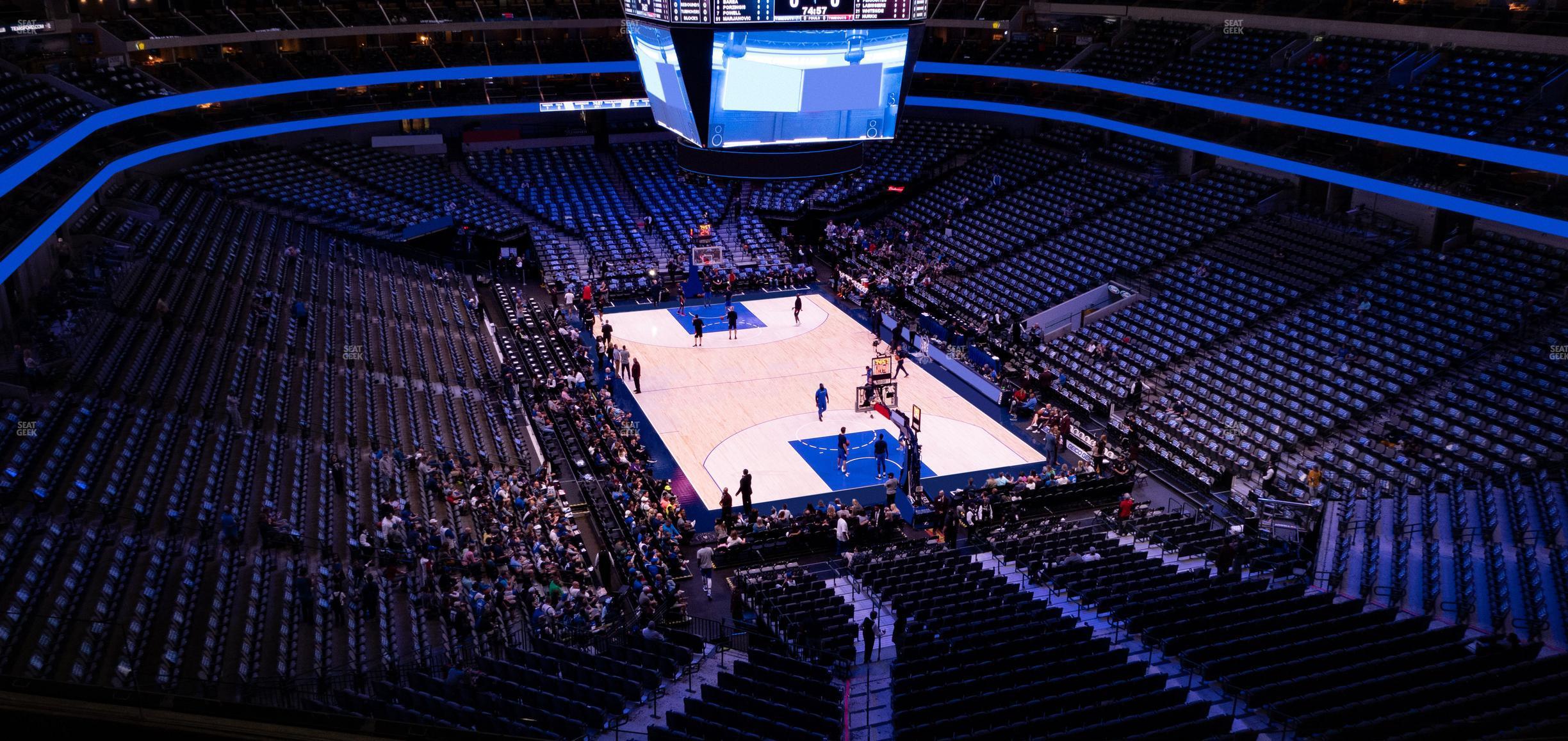 Seating view for American Airlines Center Section 303