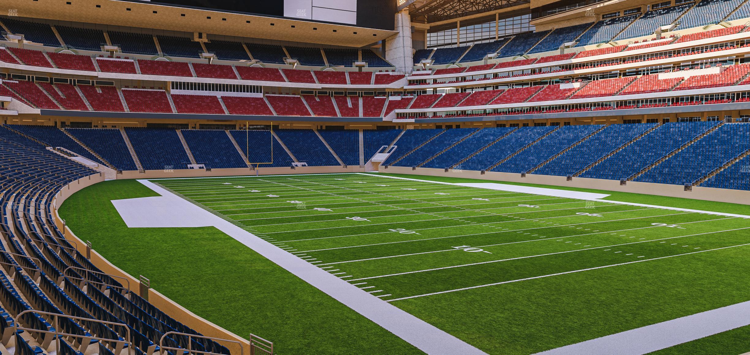 Seating view for NRG Stadium Section 120